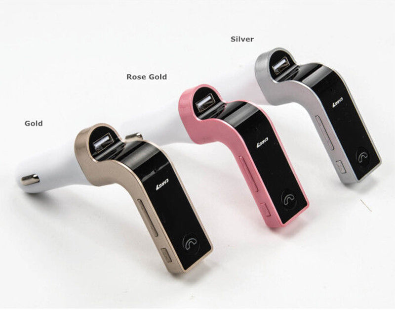 Car G7 LCD Bluetooth Car Charger FM Kit | MP3 Transmitter & Hands-Free Calling | (Multi) Nawazia