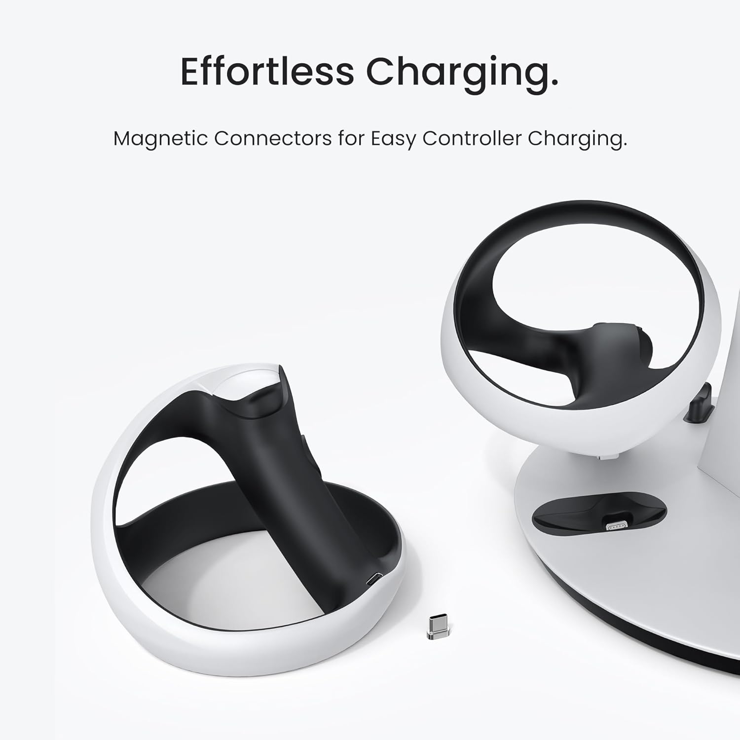 Charging Dock for PSVR2 – Dual Controller and Headphones Fast-Charging Station with Secure Cradle Design Nawazia