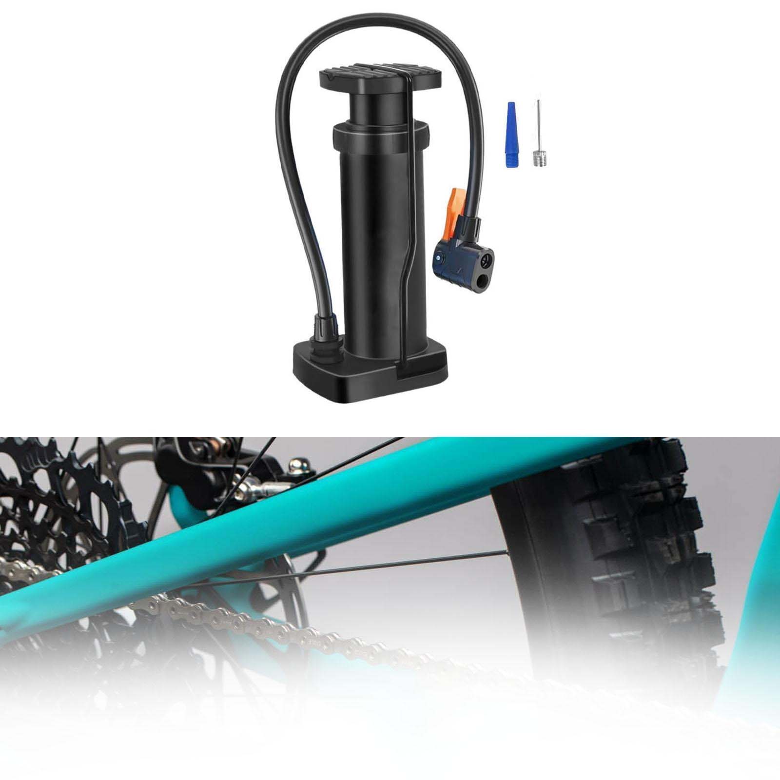 Portable Mini Foot Pump | High-Pressure Aluminum Alloy Air Inflator with Foot Pedal Nawazia