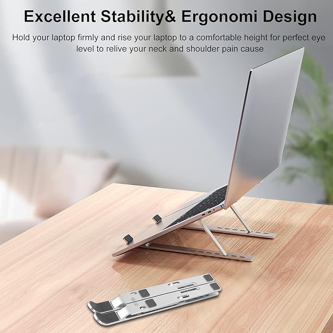 Creative Folding Laptop Stand | Adjustable & Portable Bracket for Enhanced Ergonomics Nawazia