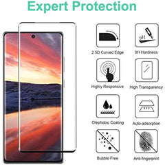 9D Tempered Glass Screen Protector Compatible for Samsung Note 20 5G - Durable, Anti-Scratch, Bubble-Free, Full Screen Protection