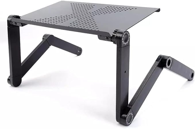 Adjustable Aluminum Laptop Desk | Portable Folding Stand for Laptops & Tablets Nawazia