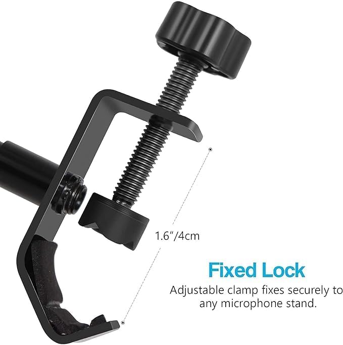 Professional Recording Microphone Stand | Adjustable Scissor Arm for Dynamic & Condenser Mics Nawazia