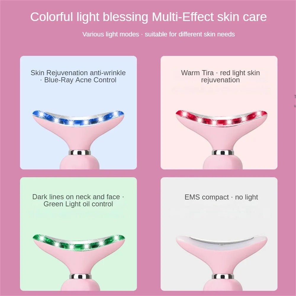 Beauty Neck Protection Skin Rejuvenation Massager | USB Charging Visual Skin Care Tool Nawazia