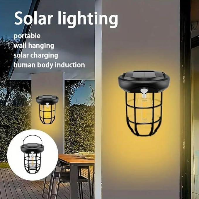 Portable Hanging Solar Light | Waterproof Outdoor Induction Lamp for Camping, Gardens, and Patios Nawazia