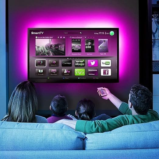 5m Bluetooth LED Strip with USB RGB TV Backlight | App Control & Music Sync Nawazia