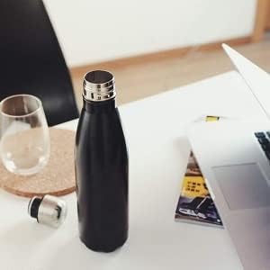 Stainless Steel Water Bottle – 500ml Cola Shape | Maroon ,Black| Hot & Cold Nawazia