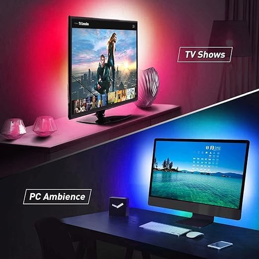 5m Bluetooth LED Strip with USB RGB TV Backlight | App Control & Music Sync Nawazia